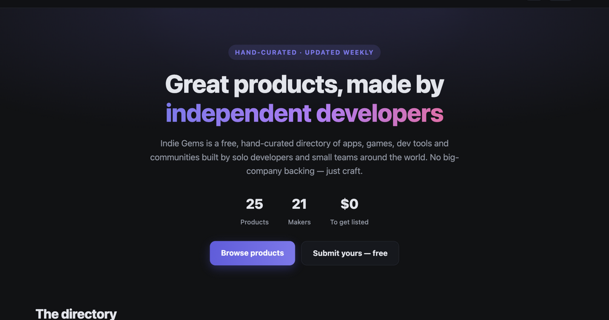 Indie Gems